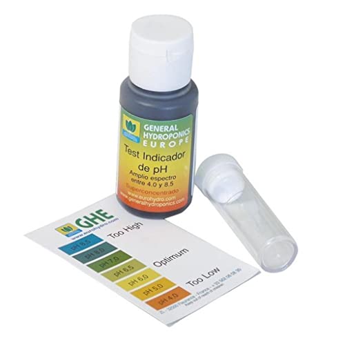 Test Kit de Gotas GHE para medir EL pH (DE 4.0 a 8.5 pH) von General Hydroponics