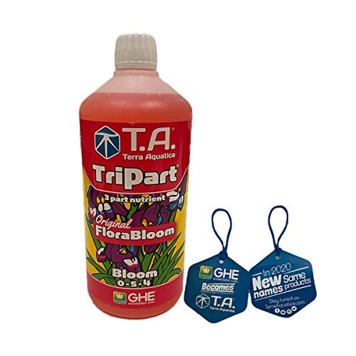 GHE Terra Aquatica Tripart Bloom 1 Liter Wurzelbildung Maximise Blüte von GHE