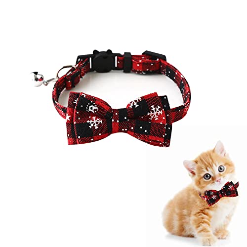Hundehalsband Weihnachten, Weihnachts Kariertes Hundehalsband mit Schleife, Katzenhalsband, Weihnachten Hundehalsband Verstellbare für Hunde Katzen und Andere Haustiere Hundehalsband Weihnachten, Weihnachts Kariertes Hundehalsband mit Schleife, Katzenhalsband, Weihnachten Hundehalsband Verstellbare für Hunde Katzen und Andere Haustiere von GHEART