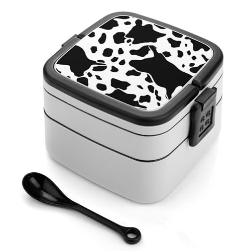 Bento-Box für Erwachsene, stapelbar, 2 Schichten, wiederverwendbar, auslaufsicher, Lunchbehälter für Erwachsene, Reisen, 940 ml, Lunchbox mit Löffel, tragbare Bento-Boxen, mikrowellengeeignet Bento-Box für Erwachsene, stapelbar, 2 Schichten, wiederverwendbar, auslaufsicher, Lunchbehälter für Erwachsene, Reisen, 940 ml, Lunchbox mit Löffel, tragbare Bento-Boxen, mikrowellengeeignet von GHENBLT