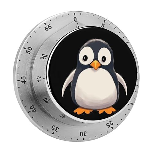 Niedliche Tier-Küchentimer, manuelle 60-Minuten-Aufzieh-Timer mit lautem Alarm, magnetische Rückseite, mechanische Küchentimer, keine Batterien erforderlich, Countdown-Timer zum Kochen und Backen von GHENBLT