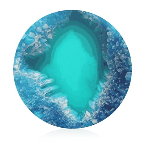 Schneidebrett aus gehärtetem Glas, 20,3 x 20,3 cm, mit Gummifüßen, rutschfestes und hitzebeständiges Obstschneidebrett, kleines Schneidebrett, Geschenk für Küche/Bar/Camping/Hochzeit/Wohnmobil/T Schneidebrett aus gehärtetem Glas, 20,3 x 20,3 cm, mit Gummifüßen, rutschfestes und hitzebeständiges Obstschneidebrett, kleines Schneidebrett, Geschenk für Küche/Bar/Camping/Hochzeit/Wohnmobil/T von GHENBLT