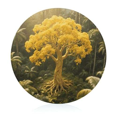 Schneidebrett aus gehärtetem Glas, Baum des Lebens, 20,3 x 20,3 cm, mit Gummifüßen, rutschfestes und hitzebeständiges Obstschneidebrett, kleines Schneidebrett, Geschenk für Küche/Bar/Camping/Hochzeit Schneidebrett aus gehärtetem Glas, Baum des Lebens, 20,3 x 20,3 cm, mit Gummifüßen, rutschfestes und hitzebeständiges Obstschneidebrett, kleines Schneidebrett, Geschenk für Küche/Bar/Camping/Hochzeit von GHENBLT