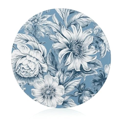 Schneidebrett aus gehärtetem Glas mit Blumenmuster, 20,3 x 20,3 cm, mit Gummifüßen, rutschfestes und hitzebeständiges Obstschneidebretter, kleines Schneidebrett, Geschenk für Küche/Bar/Camping Schneidebrett aus gehärtetem Glas mit Blumenmuster, 20,3 x 20,3 cm, mit Gummifüßen, rutschfestes und hitzebeständiges Obstschneidebretter, kleines Schneidebrett, Geschenk für Küche/Bar/Camping von GHENBLT