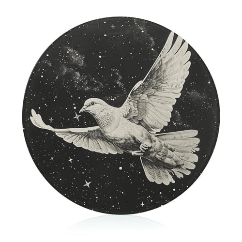 Schneidebrett aus gehärtetem Glas mit Stern-Vogel-Druck, 20,3 x 20,3 cm, mit Gummifüßen, rutschfestes und hitzebeständiges Obstschneidebrett, kleines Schneidebrett, Geschenk für Küche/Bar/Camping Schneidebrett aus gehärtetem Glas mit Stern-Vogel-Druck, 20,3 x 20,3 cm, mit Gummifüßen, rutschfestes und hitzebeständiges Obstschneidebrett, kleines Schneidebrett, Geschenk für Küche/Bar/Camping von GHENBLT
