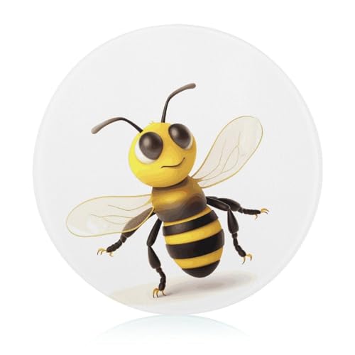 Schneidebrett aus gehärtetem Honigbienen-Glas, 20,3 x 20,3 cm, mit Gummifüßen, rutschfestes und hitzebeständiges Obstschneidebretter, kleines Schneidebrett, Geschenk für Küche/Bar/Camping/Hochzeit Schneidebrett aus gehärtetem Honigbienen-Glas, 20,3 x 20,3 cm, mit Gummifüßen, rutschfestes und hitzebeständiges Obstschneidebretter, kleines Schneidebrett, Geschenk für Küche/Bar/Camping/Hochzeit von GHENBLT