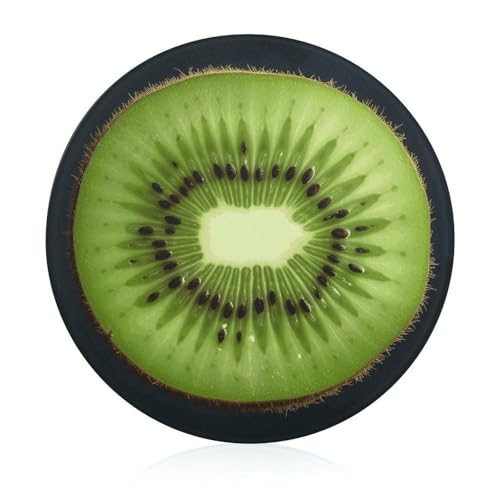 Schneidebrett aus gehärtetem Kiwi-Glas, 20,3 x 20,3 cm, Schneidebrett mit Gummifüßen, rutschfestes und hitzebeständiges Obstschneidebretter, kleine Schneidebretter, Geschenk für Küche/Bar/Camping Schneidebrett aus gehärtetem Kiwi-Glas, 20,3 x 20,3 cm, Schneidebrett mit Gummifüßen, rutschfestes und hitzebeständiges Obstschneidebretter, kleine Schneidebretter, Geschenk für Küche/Bar/Camping von GHENBLT