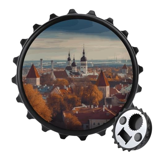 Tallinn Estland Stadtbild Magnetischer Flaschenöffner Bierflaschenöffner Bieröffner Flaschenöffner Flaschenöffner Flaschenöffner Magnet Lustiger Flaschenöffner Cooler Flaschenöffner von GHENBLT