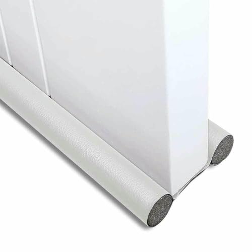 1–4 Stück selbstklebende Türdichtungen für die Unterseite, Schalldämmung, flexibel, winddicht, Gummischaum-Dichtungsstreifen unter der Tür, doppelt weiß, 4 Stück 1–4 Stück selbstklebende Türdichtungen für die Unterseite, Schalldämmung, flexibel, winddicht, Gummischaum-Dichtungsstreifen unter der Tür, doppelt weiß, 4 Stück von GHFNJYH