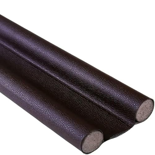 1–4 Stück selbstklebende Türdichtungsstreifen für die Unterseite, Schalldämmung, flexibel, winddicht, unter der Tür, Zugluftschutz aus Gummischaum, Doppelkaffee, 2 Stück von GHFNJYH