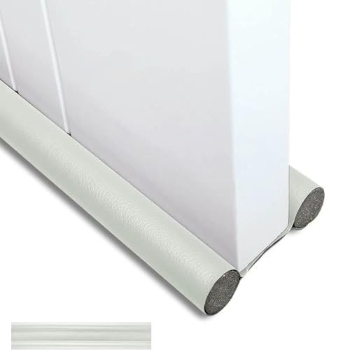 1–4 Stück selbstklebende Türdichtungsstreifen für die Unterseite, Schalldämmung, flexibel, winddicht, unter der Tür, Zugluftschutz aus Gummischaum, doppelt weiß, 4 Stück 1–4 Stück selbstklebende Türdichtungsstreifen für die Unterseite, Schalldämmung, flexibel, winddicht, unter der Tür, Zugluftschutz aus Gummischaum, doppelt weiß, 4 Stück von GHFNJYH
