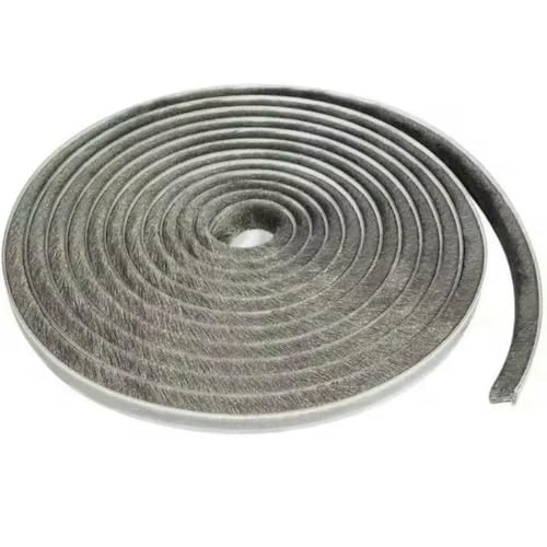 10M Staubschutzdichtungsstreifen Selbstklebend Türfenster Schalldämmung Windschutz Kollisionsschutzstreifen Dichtung-Grau-9x9mm-10M 10M Staubschutzdichtungsstreifen Selbstklebend Türfenster Schalldämmung Windschutz Kollisionsschutzstreifen Dichtung-Grau-9x9mm-10M von GHFNJYH