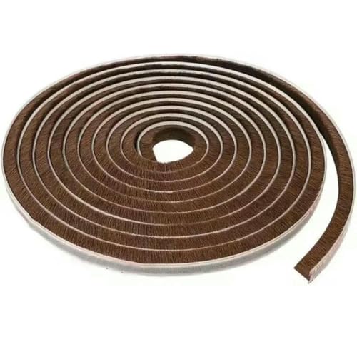 10M Staubschutzstreifen Selbstklebend Tür Fenster Schalldämmung Windschutz Kollisionsschutzstreifen Dichtung-Braun-7x12mm-10M 10M Staubschutzstreifen Selbstklebend Tür Fenster Schalldämmung Windschutz Kollisionsschutzstreifen Dichtung-Braun-7x12mm-10M von GHFNJYH