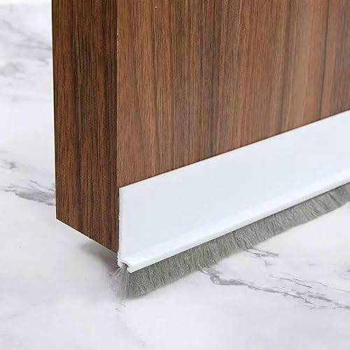 1M 1 Stück Türstopper, Türfeger und Dichtungsstreifen für Außen- und Innentüren, verbesserte Bürstendichtungsstreifen-Weiß maoshua-30mm-1M von GHFNJYH