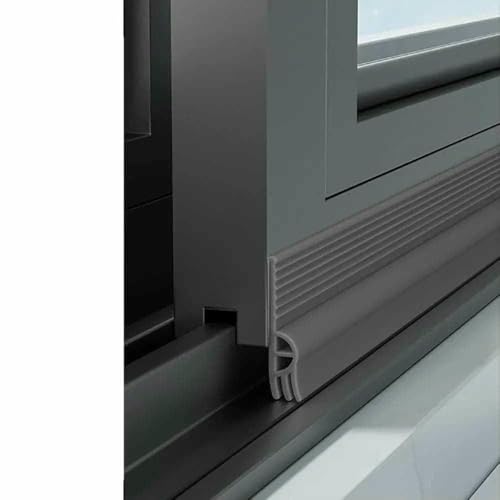 2/4,0 m absturzsicheres Dichtungsband für Schiebefenster, Spaltfüllung, Geräuschisolierung, winddichter Zugluftstopper, Wetterschutzstreifen – Dunkelgrau – 4,0 m von GHFNJYH