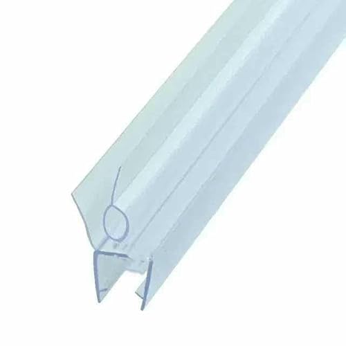2 Stück PVC-Gummi-Glastürdichtungsstreifen 4 bis 12 mm rahmenlos Badewannen-Duschwand Dichtungsspalt Fenstertür Dichtungsstreifen Wasserstopper-8 mm transparent 2 Stück PVC-Gummi-Glastürdichtungsstreifen 4 bis 12 mm rahmenlos Badewannen-Duschwand Dichtungsspalt Fenstertür Dichtungsstreifen Wasserstopper-8 mm transparent von GHFNJYH