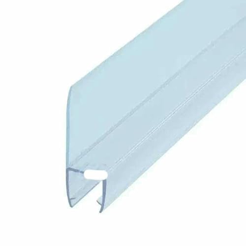 2 Stück PVC-Gummi-Glastürdichtungsstreifen 4 bis 12 mm rahmenlos Badewannen-Duschwand Dichtungsspalt Fenstertür Dichtungsstreifen Wasserstopper-H-10 mm von GHFNJYH