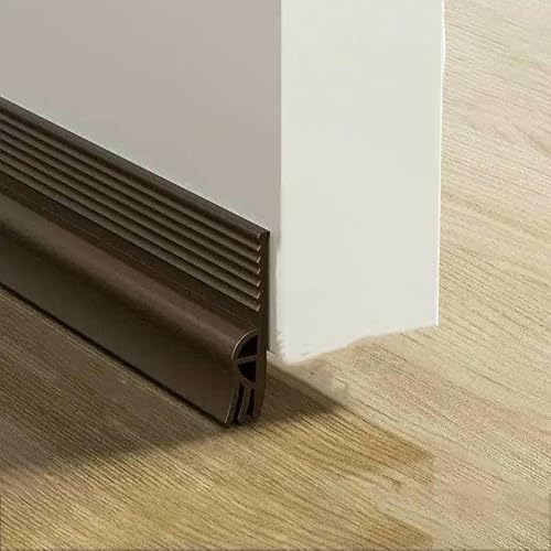 28/50 mm hohe Türunterseite, Dichtungsstreifen, winddicht, Staubschutz, Insektenschutz, selbstklebend, dreifach verdickt, Fensterdichtungsstreifen, klein, braun, 1 m 28/50 mm hohe Türunterseite, Dichtungsstreifen, winddicht, Staubschutz, Insektenschutz, selbstklebend, dreifach verdickt, Fensterdichtungsstreifen, klein, braun, 1 m von GHFNJYH