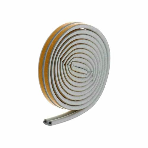 5/10 m Anti-Kollisions-Schaum-Zugluftstopper, schalldicht, selbstklebend, für Fenster und Türen, Heim-Hardware, Grau, 5 m von GHFNJYH