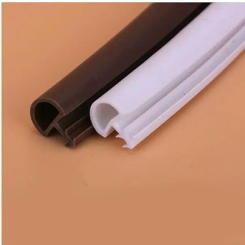 5/10M PVC-Holztür-Fensterflügeldichtung Stoßstangenleiste Dichtungsstreifen Schalldämmung-Weiß-5mm x 8mm-10M 5/10M PVC-Holztür-Fensterflügeldichtung Stoßstangenleiste Dichtungsstreifen Schalldämmung-Weiß-5mm x 8mm-10M von GHFNJYH