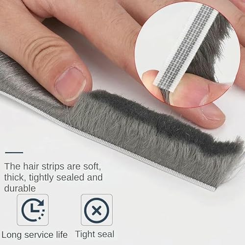 5/10M Selbstklebender Tür- und Fenster-Schallschutz aus Aluminiumlegierung, Windschutz, Kollisionsschutz, Staubdichtstreifen-9x9mm-weiß-5M 5/10M Selbstklebender Tür- und Fenster-Schallschutz aus Aluminiumlegierung, Windschutz, Kollisionsschutz, Staubdichtstreifen-9x9mm-weiß-5M von GHFNJYH