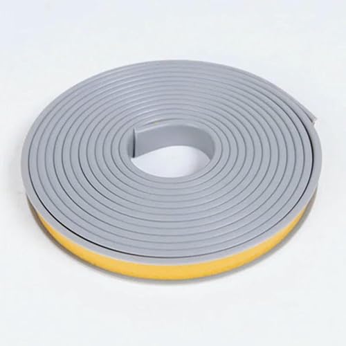 5 m Furnierkantenband, flexibles Holzbrett, Möbel-Eckkantenschutz, selbstklebendes Schrankreparatur-Restaurierungsband, Grau, 16 mm von GHFNJYH