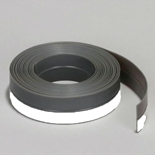 5 m Türbodendichtungsstreifen, Wetterfenster-Gummidichtung, Dichtungsstreifen, winddicht, staubdicht, selbstklebend, Tür-Windschutzscheiben-Dichtungsband, Grau, 35 mm, 5 Meter von GHFNJYH
