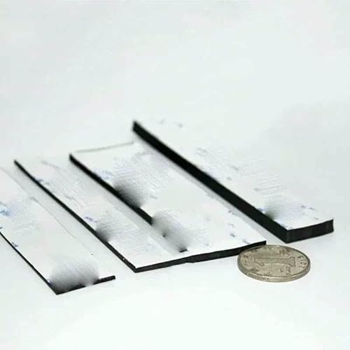 50 cm schwarzer Silikonkautschukstreifen, selbstklebend, hochtemperaturbeständig, rutschfest, stumme Antikollisions-Stoßdämpfungsdichtung, Schwarz, 2 mm, 30 mm, 50 cm 50 cm schwarzer Silikonkautschukstreifen, selbstklebend, hochtemperaturbeständig, rutschfest, stumme Antikollisions-Stoßdämpfungsdichtung, Schwarz, 2 mm, 30 mm, 50 cm von GHFNJYH