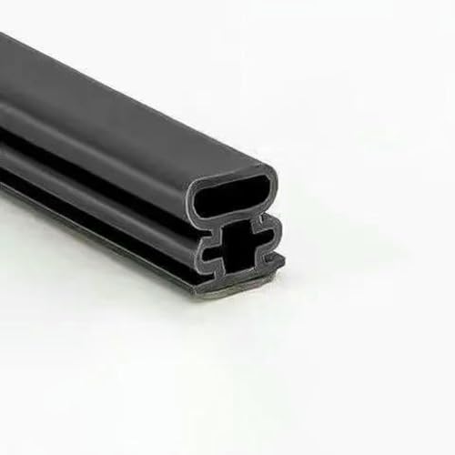6 Meter/Rolle, selbstklebender Dichtungsstreifen aus Silikonkautschuk, Dichtungsstreifen für Türen und Fenster, Spaltblocker, Isolierband Typ I, 10 x 10, Schwarz, 6 m von GHFNJYH