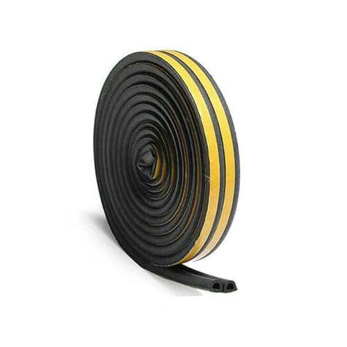 6M Gummidichtung Dichtungsstreifen Schaumstoff Klebeband Tür Fenster Zugluftstopper-1pcs_b-6M von GHFNJYH