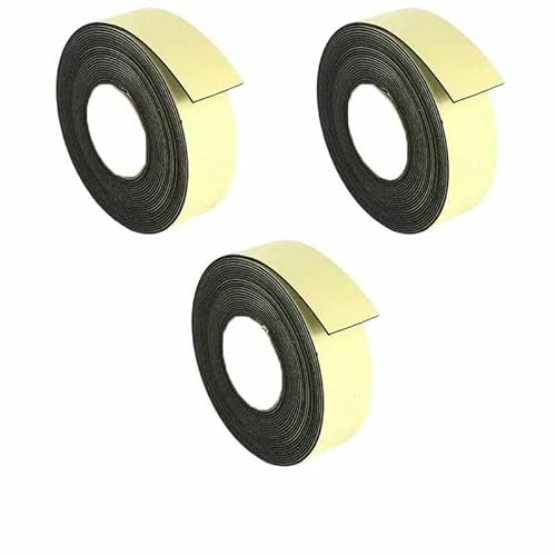 Abdichten, Verdicken, EVA-Einseitiges Klebeband, Fenstertürnähte, Türrahmen, Schalldämmung, wasserdicht und stoßfest-3Rollen-3.0mm-50mm-5M von GHFNJYH