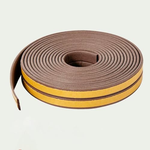 D/I/P/E selbstklebender Tür- und Fensterdichtungsstreifen Glasfenster Antikollisionsgummistreifen Schaumstoff-Schalldämmstreifen-Braun Typ I-10M D/I/P/E selbstklebender Tür- und Fensterdichtungsstreifen Glasfenster Antikollisionsgummistreifen Schaumstoff-Schalldämmstreifen-Braun Typ I-10M von GHFNJYH