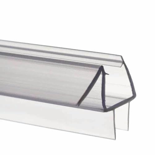 Dichtungsstreifen für Badewannen-Duschabtrennung, Wasserleitblech, 4 bis 12 mm, Dichtungsspalt, Fenstertür, Dichtungsstreifen, Glastür, Dichtungsstreifen, Hardware-C-6 mm Dichtungsstreifen für Badewannen-Duschabtrennung, Wasserleitblech, 4 bis 12 mm, Dichtungsspalt, Fenstertür, Dichtungsstreifen, Glastür, Dichtungsstreifen, Hardware-C-6 mm von GHFNJYH