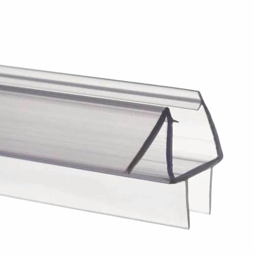 Dichtungsstreifen für Badewannen-Duschabtrennung, Wasserleitblech, 4 bis 12 mm, Dichtungsspalt, Fenstertür, Dichtungsstreifen, Glastür, Dichtungsstreifen, Hardware-C-8 mm Dichtungsstreifen für Badewannen-Duschabtrennung, Wasserleitblech, 4 bis 12 mm, Dichtungsspalt, Fenstertür, Dichtungsstreifen, Glastür, Dichtungsstreifen, Hardware-C-8 mm von GHFNJYH