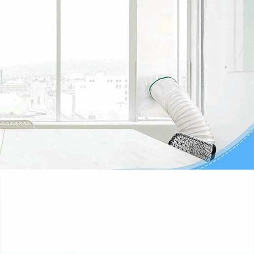 Fensterdichtungssatz für Klimaanlagen, tragbare Klimaanlage, kippbare Schrägabdeckung mit Verschluss und Hakenband – Standard von GHFNJYH