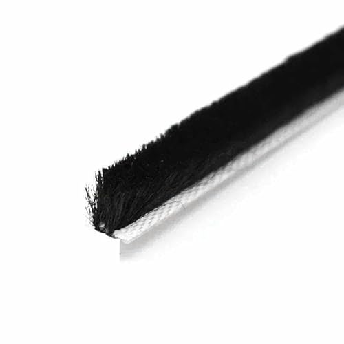 Fensterdichtungsstreifen Aluminiumlegierung Türen und Fenster Wollstreifen Glasspalt Türboden Rückseite Kleber Windabweiser Streifen Insektenband-Schwarz 9x5-5m Fensterdichtungsstreifen Aluminiumlegierung Türen und Fenster Wollstreifen Glasspalt Türboden Rückseite Kleber Windabweiser Streifen Insektenband-Schwarz 9x5-5m von GHFNJYH