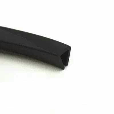 Gummi 1M Nut 0,5 bis 40mm U-förmige Gummikanten Dichtungsstreifen Schwarz Schutzkantendichtung Für Autotüren, Glas, Metallplatte-flach-12x12mm-8mm-2meter von GHFNJYH