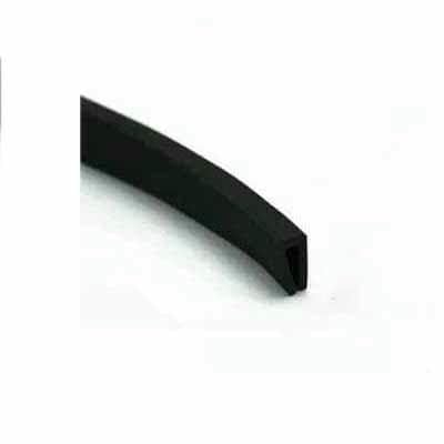 Gummi 1M Nut 0,5 bis 40mm U-förmige Gummikanten Dichtungsstreifen Schwarz Schutzkantendichtung Für Autotüren, Glas, Metallplatte-flach-5x10mm-2meters von GHFNJYH