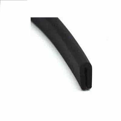 Gummi 1M Nut 0,5 bis 40mm U-förmige Gummikanten Dichtungsstreifen Schwarz Schutzkantendichtung Für Autotüren, Glas, Metallplatte-rund-4x10mm-2meters von GHFNJYH