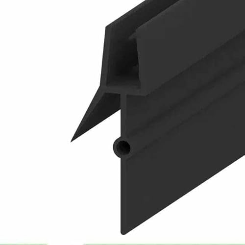 Neue Duschtürdichtung, Badewannenabtrennung, Duschstreifendichtung oder Abtrennungen für Türen mit 4–6 mm Glas, Dichtungslücken, Heimwerkerbedarf, 23,0 mm Lücke B, für 4–6 mm Glas, 4 Stück, 50 cm von GHFNJYH