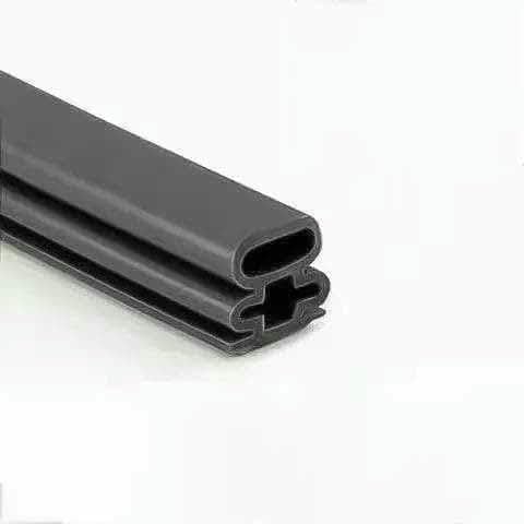 Packung 6 Meter selbstklebendes Silikon-Dichtungsband für die Eingangstür, winddichtes und schalldichtes Türspaltfüllmaterial - 10x12 Schwarz - 6M von GHFNJYH