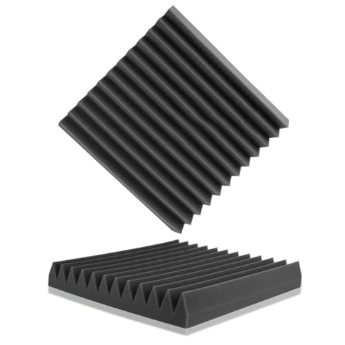 Schallschutzstudio, 12er-Pack, KTV-Schallabsorbierende Schaumstoffplatten, Schwammpolster, Hausisolationswand, schalldichter Schaumstoff, Heimdekoration – SJC12 – Schallschutzstudio, 12er-Pack, KTV-Schallabsorbierende Schaumstoffplatten, Schwammpolster, Hausisolationswand, schalldichter Schaumstoff, Heimdekoration – SJC12 – von GHFNJYH