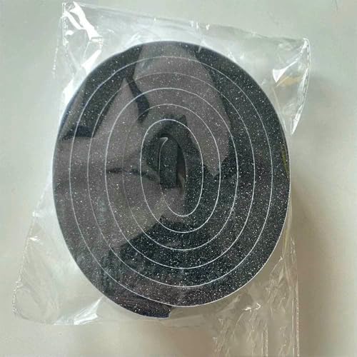 Schaumstoff-Fensterdichtungsstreifen, Wetterschutz, Türdichtungsband, hochelastisch, selbstklebend, schalldicht, winddicht, Isolierstreifen – Schwarz – 1 cm – 1,5 cm – 12 Rollen Schaumstoff-Fensterdichtungsstreifen, Wetterschutz, Türdichtungsband, hochelastisch, selbstklebend, schalldicht, winddicht, Isolierstreifen – Schwarz – 1 cm – 1,5 cm – 12 Rollen von GHFNJYH
