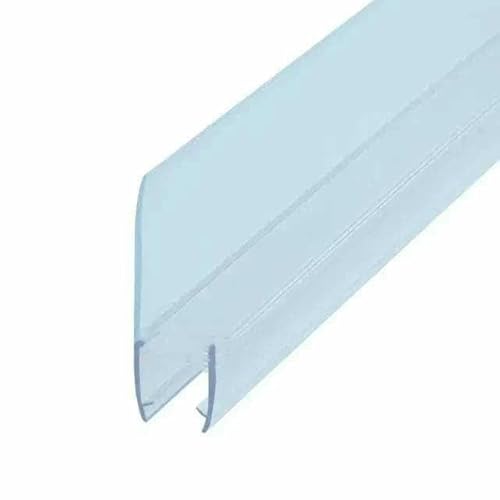Stück Dichtungsstreifen aus PVC-Gummi für Glastüren, 4 bis 12 mm, rahmenlos, für Badewanne, Duschwand, Dichtungsspalt, Fenster, Tür, Wetterstreifen, Wasserstopper – H-8 mm von GHFNJYH