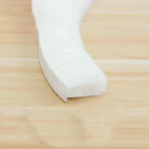 Tür- und Fensterdichtungsstreifen, schalldicht, Bürstendichtung, Kartenschlitz, Wetterschutz, Burlete Puerta Acoustique, Fensterspalt-Schaumstofffüller, Weiß, 9 x 23,0 mm, 10 m von GHFNJYH