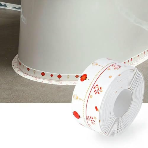 Wasserdichte PVC-Dichtungsstreifen, selbstklebende, schimmelresistente Dichtungsstreifen für Badewannen, Küchenkanten, Badezimmerecken, Dichtungsbänder-15 Wasserdichte PVC-Dichtungsstreifen, selbstklebende, schimmelresistente Dichtungsstreifen für Badewannen, Küchenkanten, Badezimmerecken, Dichtungsbänder-15 von GHFNJYH