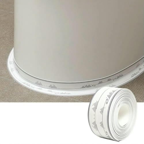 Wasserdichte PVC-Dichtungsstreifen, selbstklebende, schimmelresistente Dichtungsstreifen für Badewannen, Küchenkanten, Badezimmerecken, Dichtungsbänder-2 von GHFNJYH