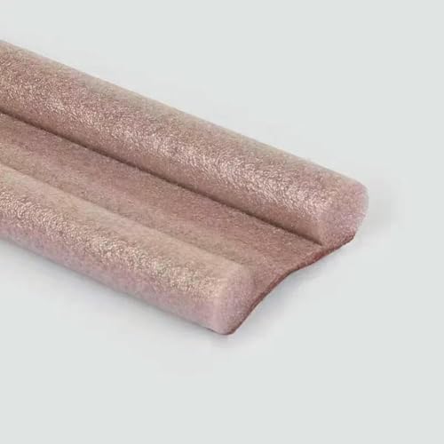 Wasserdichter Dichtungsstreifen Zugluftstopper Türunterschutz Doppeltür-Zugluftstopper Energiesparender Türstopper-braun 92cm von GHFNJYH