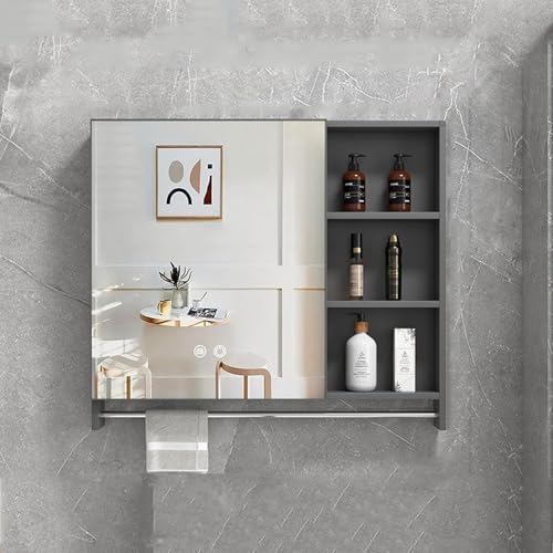 GHHDPDMJ Badezimmer-Wandschrank, Badezimmer-Spiegelschrank. Hinter dem Spiegel befindet Sich Stauraum. Wandmontierter Aufbewahrungsschrank mit Dämpfungs- und Pufferzubehör. Leises Öffnen und Schließe GHHDPDMJ Badezimmer-Wandschrank, Badezimmer-Spiegelschrank. Hinter dem Spiegel befindet Sich Stauraum. Wandmontierter Aufbewahrungsschrank mit Dämpfungs- und Pufferzubehör. Leises Öffnen und Schließe von GHHDPDMJ