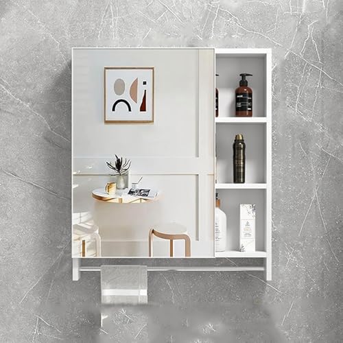 GHHDPDMJ Badezimmer-Wandschrank, Badezimmer-Spiegelschrank. Hinter dem Spiegel befindet Sich Stauraum. Wandmontierter Aufbewahrungsschrank mit Dämpfungs- und Pufferzubehör. Leises Öffnen und Schließe GHHDPDMJ Badezimmer-Wandschrank, Badezimmer-Spiegelschrank. Hinter dem Spiegel befindet Sich Stauraum. Wandmontierter Aufbewahrungsschrank mit Dämpfungs- und Pufferzubehör. Leises Öffnen und Schließe von GHHDPDMJ
